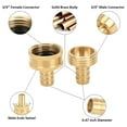 thumbnail image 4 of Repair Kit Fit Standard 1/2-Inch Garden Hose Solid Brass Tools Connector With Clamp 4 Sets Home Patcher, 4 of 5