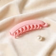 thumbnail image 3 of Shipiny Large Banana Hair Clip, Strong Grip Fixed Hairpin, High Ponytail Artifact, Stylish Durable Hair Accessory for Daily Wear and Party Hairstyle, Pink, 3 of 7