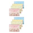 thumbnail image 3 of Dalazy 4X File Bag Information Storage Bags Pocket Folders PVC Filing Thickened Organizer Student Stationery Supplies 2Set, 3 of 6