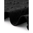 thumbnail image 5 of Agnes Orinda Women's Plus Size St. Patrick's Day Cardigans Ruffle Open Front 3/4 Sleeve Eyelet Netted Knit Casual Cover Up 1X Black, 5 of 6