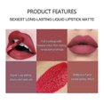 thumbnail image 4 of HANDAIYAN 6Pcs Lipstick Set Waterproof Sexy Matte Velvet Lip Stick Women Lips Makeup, 4 of 5