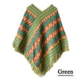 thumbnail image 2 of XDIAHBPL Scarf For Women Classic Tassel Plaid Warm Soft Chunky Large Blanket Wrap 1 Pack Warm Scarf Green, 2 of 7