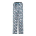 thumbnail image 3 of GLOBAL Cotton Flannel 2 Pack Women's Pajama Pants Sleepwear Sleep Pants,S-3XL, 3 of 4
