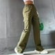 thumbnail image 2 of WILLBEST Pantalones Casuales de Mujer, de Cintura Alta, con Pierna Ancha y Estilo Relajado, de Pierna Recta, para Uso Diario. Chica, 2 of 8