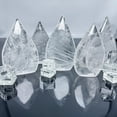 thumbnail image 6 of 1pc Natural White Crystal Water Drop Ornament (3.54-3.94inch) | Artisan Hand-Polished, Lustrous as Cream, Elegant Home Decor & Gift, 6 of 7