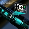 thumbnail image 5 of 10000 Lumens Flashlight Under $5! Yannianjz 10000 Lumens Rechargeable Flashlight, Zoomable LED Flashlight with LCD Display, 4 Mode Super Bright Flashlight, Waterproof Handheld Flashlight, 5 of 9