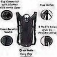 thumbnail image 2 of Hydrat Pack, Camel Backpack, 3l Bladder Backpack, Leak For Running Cycling Hi, 2 of 3