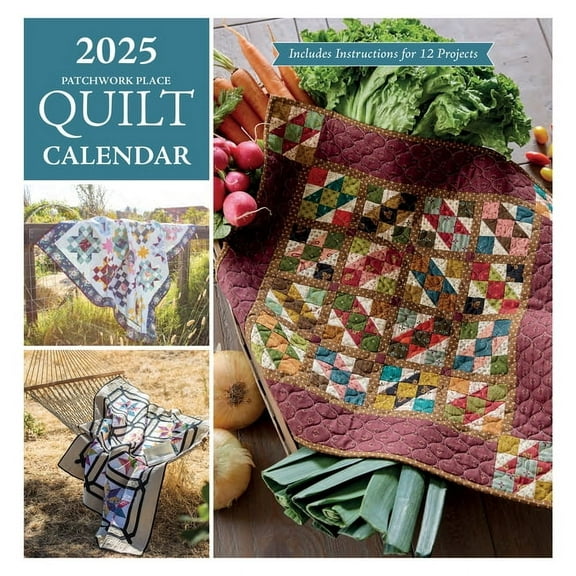National Book Network, Patchwork Place 2025 Wall Calendar