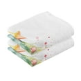 thumbnail image 2 of Christmas Green Trees Bath Hand Towels 2 Pcs Absorbent Face Towel Soft Breathable Cotton Towel Set for Bathroom Kitchen Hotel Spa Decor, 2 of 8