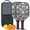 Pioneer Flower Floral, variant on Pickleball Paddles Set,Pioneer Flower Floral Print Pattern Fiberglass Surface Pickleball Racket Set with 2 Indoor Outdoor Pickleball Balls and Pickleball Bag,Pickle-ball Equipment