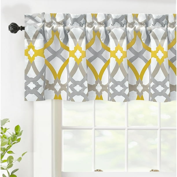 Cortina DriftAway Alexander Blackout con cenefa 132 x 36 cm