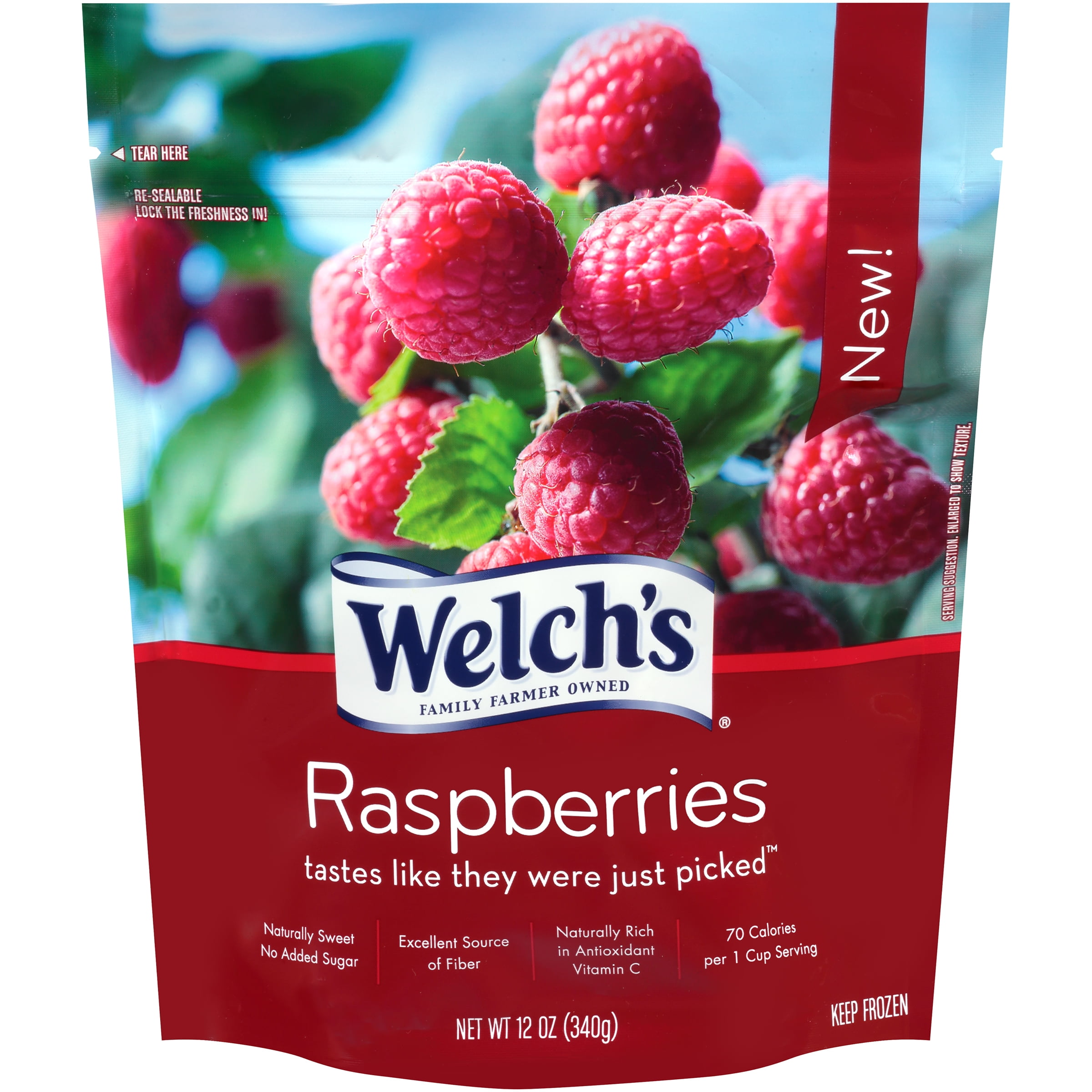 Welch’s Raspberries, 12 oz., (8Pack)