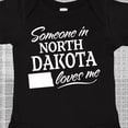 thumbnail image 4 of Inktastic Someone in North Dakota Loves Me Boys or Girls Baby Bodysuit, 4 of 5