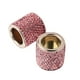 thumbnail image 3 of Riwesomey 2 uds asiento reposacabezas Rhinestone Collar decoración automotriz reposacabezas anillo de cristal decoración, amarillo Automoción decorativa y accesorios Rosa claro 2 piezas Riwesomey VI3680-02B, 3 of 6