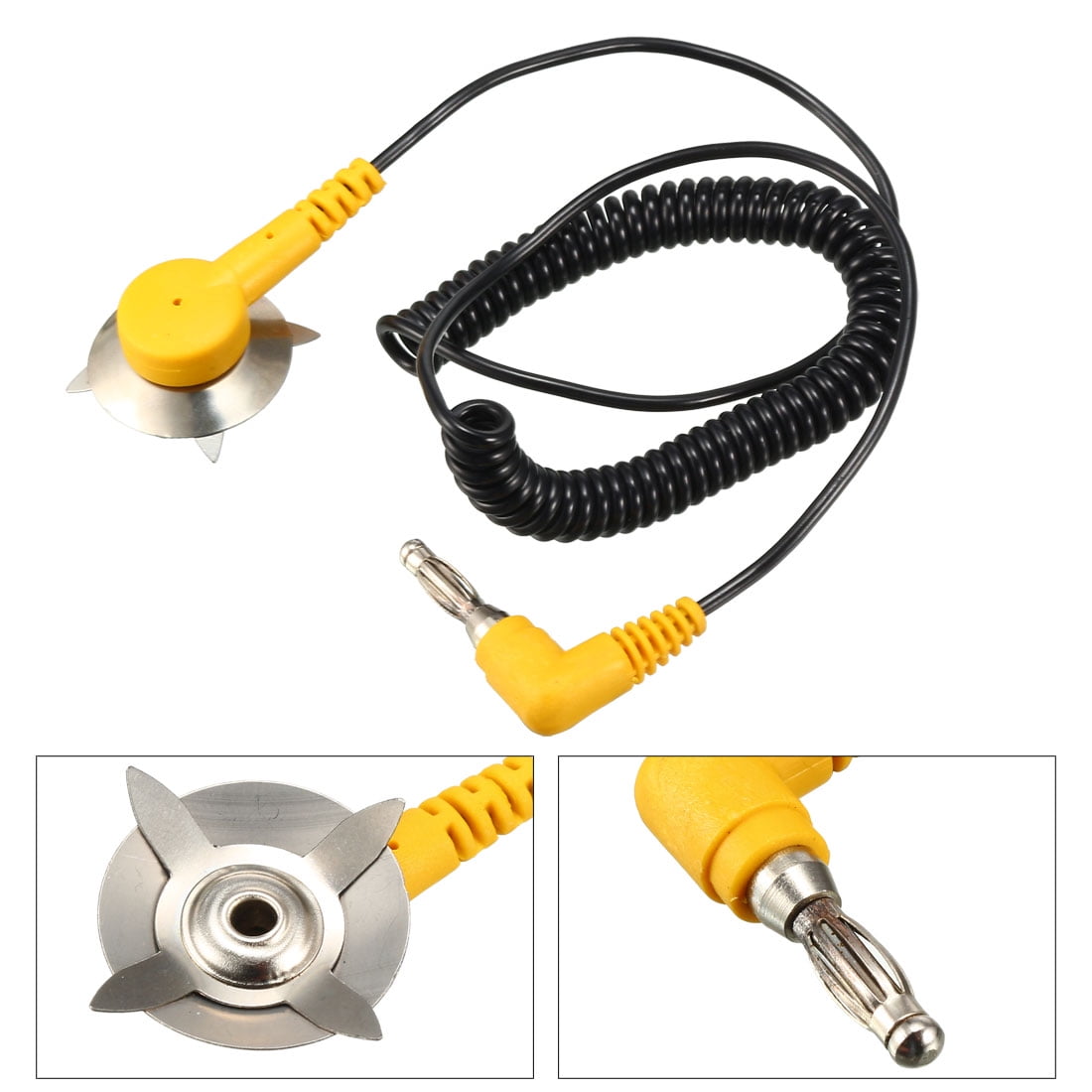 Banana Plug ESD Anti Static Mat Grounding Cord Ground Strap 2M