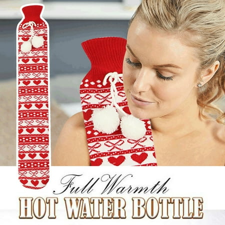

Full Warmth Hot Water Bottle Cartoon Warm Water Bag Warm Handbag Long Water Injection Rubber Hot Water Bottle