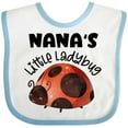 thumbnail image 3 of Inktastic Nana's Little Ladybug Boys or Girls Baby Bib, 3 of 4