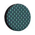 thumbnail image 1 of Balery Green Vintage Peacock Cubiertas para Neumáticos - Protector Resistente para Neumáticos de Camioneta, SUV, Remolque, Camper y RV-16 inch, 1 of 6