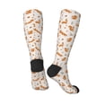 thumbnail image 4 of Haiem Cute Squirrel Fall Socks, Funny Novelty Crazy Design Cotton Socks Sports Socks Knee High Socks For Men, Women,1Pairs - Gift For Working Friends, 4 of 9