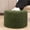 Green, variant on Round Pouf Ottoman 20 X 20 14 Inches Boho Poof Home Decor Floor Pouffe Foot Rest For Couch Sofa Bean Bag Chairs Living Room Bedroom (black)