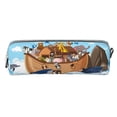 thumbnail image 4 of Rocae Animals on Noah's Ark Floating for Pen and Marker Pouch with Zipper for Men and Women, Stationery Bag Pen Holder for Work and Office, 4 of 9