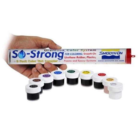 Colorantes SO-Strong - Para cauchos de uretano, plásticos y espumas - Juego de 9