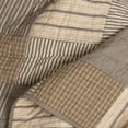 thumbnail image 3 of VHC Brands Sawyer Mill Patchwork Cotton Farmhouse Throw Blanket, Grey, 3 of 6