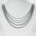 thumbnail image 4 of 2/3/4/5/6/8MM Men's Chain Stainless Steel Round Box Link Necklace 18-36inch hot, 4 of 9