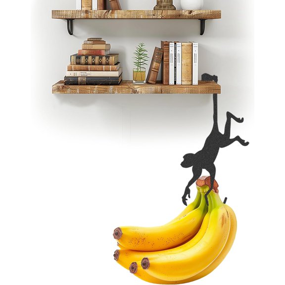 Banana Hanger for Cabinet - Cartoon Banana Hook Under Cabinet with Innovative Ethylene Management for Prolonged Freshness