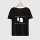 thumbnail image 4 of Camiseta con letras de animales lindos de dibujos animados para mujer, suave para senderismo, pesca, mochilero M Yuyangstore Camiseta para mujer, 4 of 8