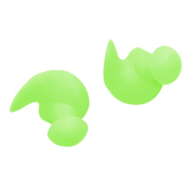 Tapones de silicona Macarena impermeables para los oídos con reducción de ruido para dormir conciertos y trabajo Verde