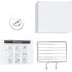 thumbnail image 2 of mural Porte-savon Acier Inoxydable Avec Chrom Ventouse Support Douche Caddy Distributeur. Convient Pour Les Cuisines, Les Douches, Etc., Pour Le S, 2 of 5