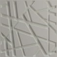 thumbnail image 5 of 19 5/8"W x 19 5/8"H Evergreen EnduraWall Decorative 3D Wall Panel, Universal Pearl Metallic Sea Mist (Covers 2.67 Sq. Ft.), 5 of 6