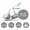 Gray, variant on Darling Souvenir 190 Pcs Retirement Party Favor Stickers chocolate Candy Labels-Gray