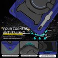 thumbnail image 2 of FJLBDE Case for Samsung Galaxy Tab S8 Plus 2022/S7 FE 2021/S7 Plus 2020 12.4-Inch with 360 Kickstand, Shoulder Strap Carrying Cover, Navy Blue, 2 of 6
