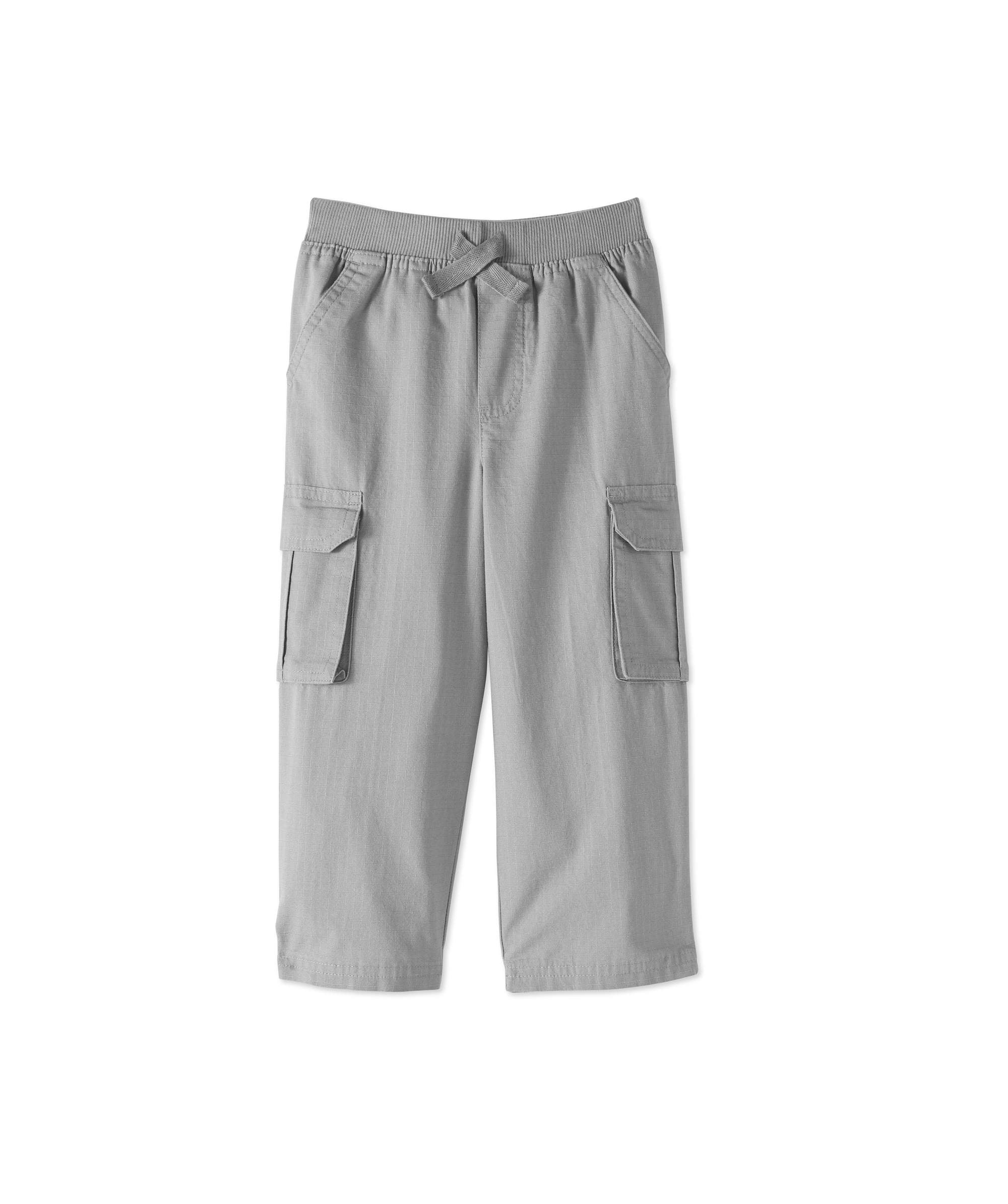 Garanimals Baby Boys French Terry Pants w// Rip-Stop Dark Brown 12 18 Months