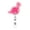 Pink, variant on Sylvtty 1/5Pcs Dinosaur Badge Reel Holder Glow in The Dark Metal Clip Cute Portable Retractable Teacher Office Nurse Doctor Badge ID Card Anti-lost Easy Pull Buckle