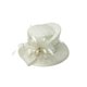 thumbnail image 1 of Chicheadwear Womens Wide Brim Azule SINAMAY FASHION HAT - OFF-BLANCO ChicHeadwear Sombrero para el sol, 1 of 2