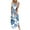 Light Blue womens dresses, variant on Dresses for Women 2024 Loose Pocket Beach Boho Side Slit Shift Sun Dresses Sleeveless Crewneck Leaves Print Summer Maxi Casual Dress Pink S