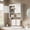 Wall mount-White, variant on Asofer Bathroom Wall Cabinet, Wall Mounted Cabinet with Towel Bar, and Adjustable Shelves,White