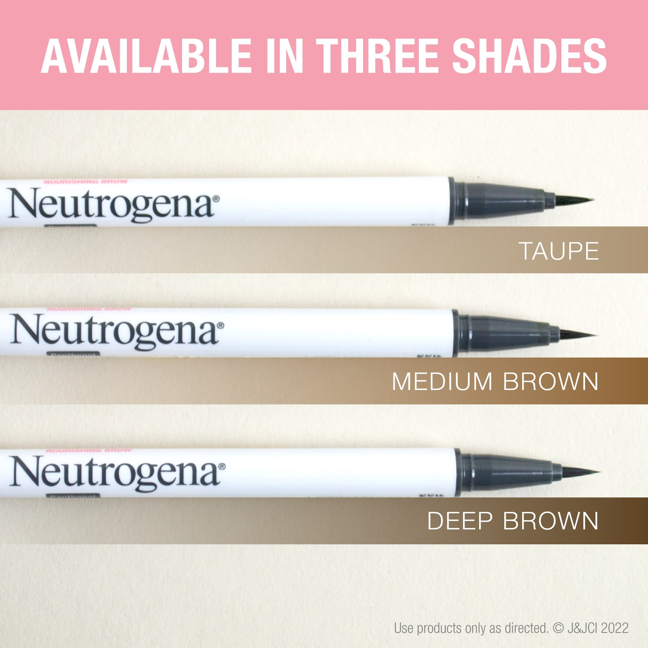 Neutrogena Microbrow Tint Serum Pen, Deep Brown, 0.016 fl. oz