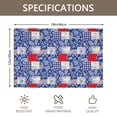 thumbnail image 3 of Placemat, Pioneer Flower Floral Print Pattern Place Mats Table Mat Set Of 2, PVC Washable Placemats for Party Kitchen Dining Decoration, 18x12 Inch, Fade Resistant, 3 of 6