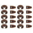 thumbnail image 1 of Drawer Slides Guides Plastic 10Pairs with Roller Undermount Drawer Slides Stopper for Dresser Drawer Replacement Parts, 1 of 9