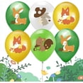 thumbnail image 3 of 43 piezas de decoración para fiesta temática de animales de la selva, globos, decoraciones para fiesta de cumpleaños de animales, globos de feliz cumpleaños, guirnalda, 3 of 5