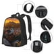 thumbnail image 2 of Balery Lizard With Sunglasses Sunset Mochila para hombre y mujer - Tela Oxford 600D resistente - Gran capacidad, resistente al agua, ideal para la escuela, viajes y senderismo, 2 of 6