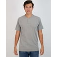 thumbnail image 2 of Real Essentials 3 Pack: Men's Cotton Short & Long Sleeve Henley T-Shirt Performance Activewear (Available In Big & Tall), 2 of 7