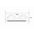 thumbnail image 3 of Cinta selladora para puertas de coche CloudBuyer, universal, en forma de B, 5 m, negra, 3 of 8
