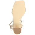 thumbnail image 6 of Journee Womens Tivona Mid Heel Ankle Strap Dress Sandals, Widths Available, 6 of 9