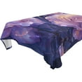 thumbnail image 5 of Ryvnso Roses Flowers Purple Rectangle Table Cloth Tablecover Dinning Tablecloth 60"x120", 5 of 8