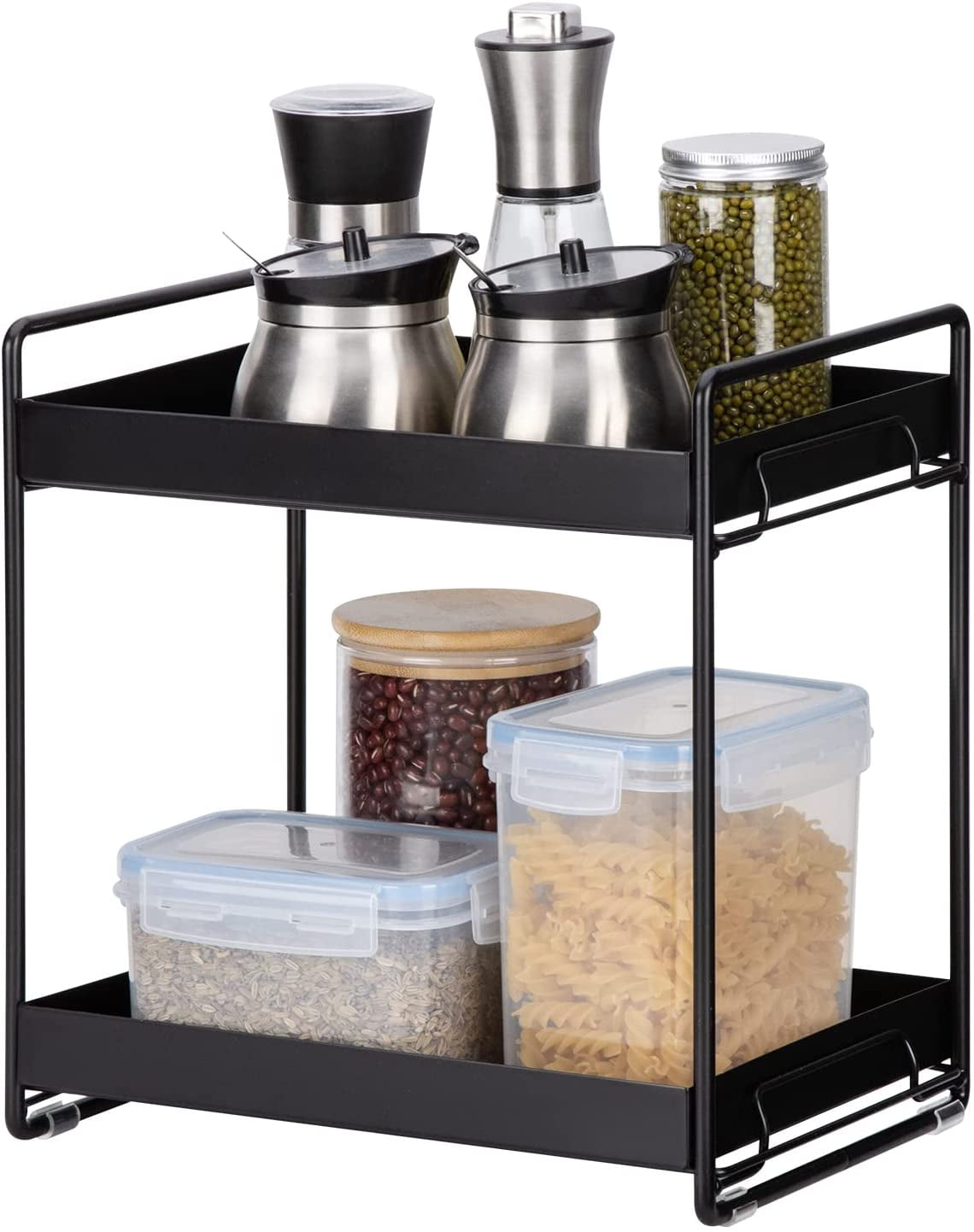 Under Sink Organizer, 2 Tier, Bathroom Standing Rack, Bath Collection